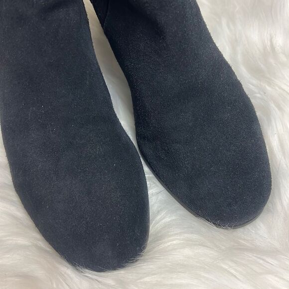 Cole Haan Black Minna Grand OS Suede Booties B91 - Picture 9 of 10